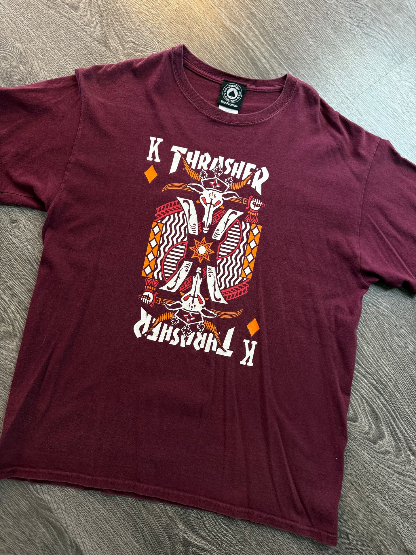 Vintage thrasher magazine King shirt sz. L