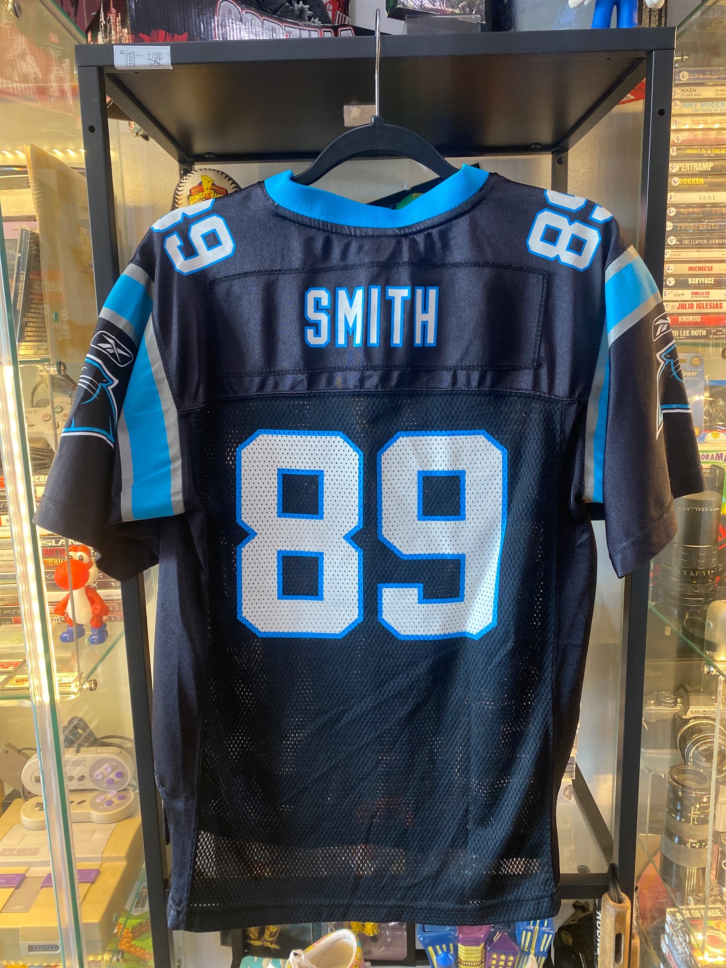 Vintage Smith Carolina panthers jersey Kids Large