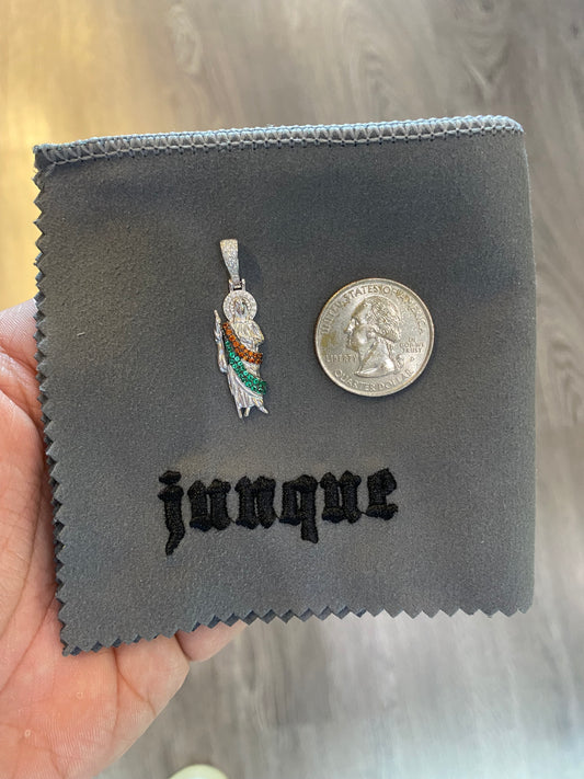 .925 Sterling Silver San Judas Pendant