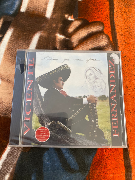 Vicente Fernandez Lastima Que Seas Ajena CD Brand New Sealed