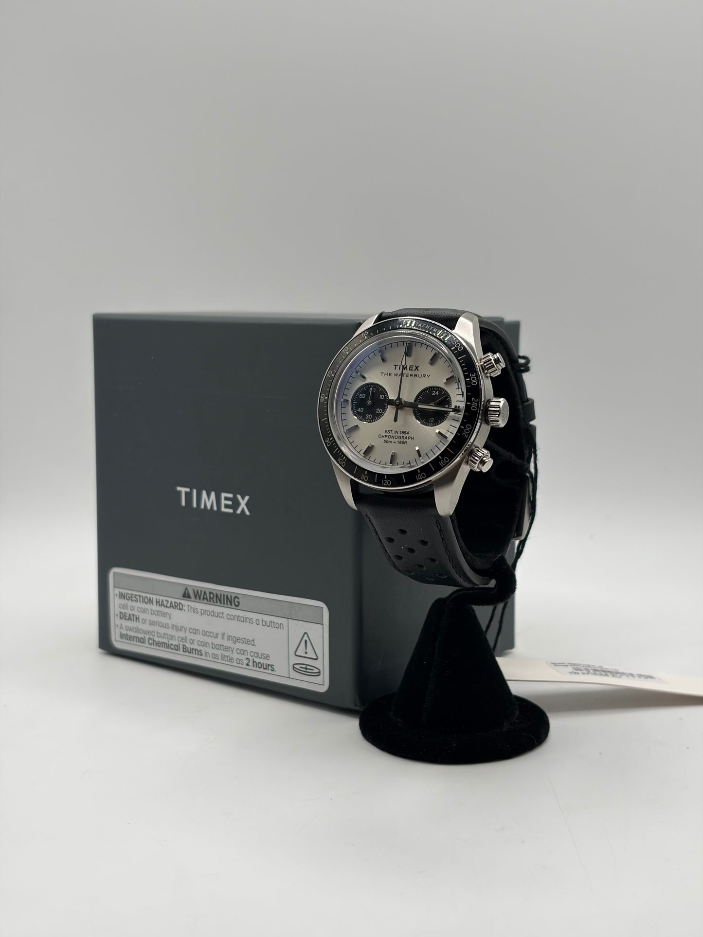TimeX Chronograph Panda Face New With Box Quartz Watch