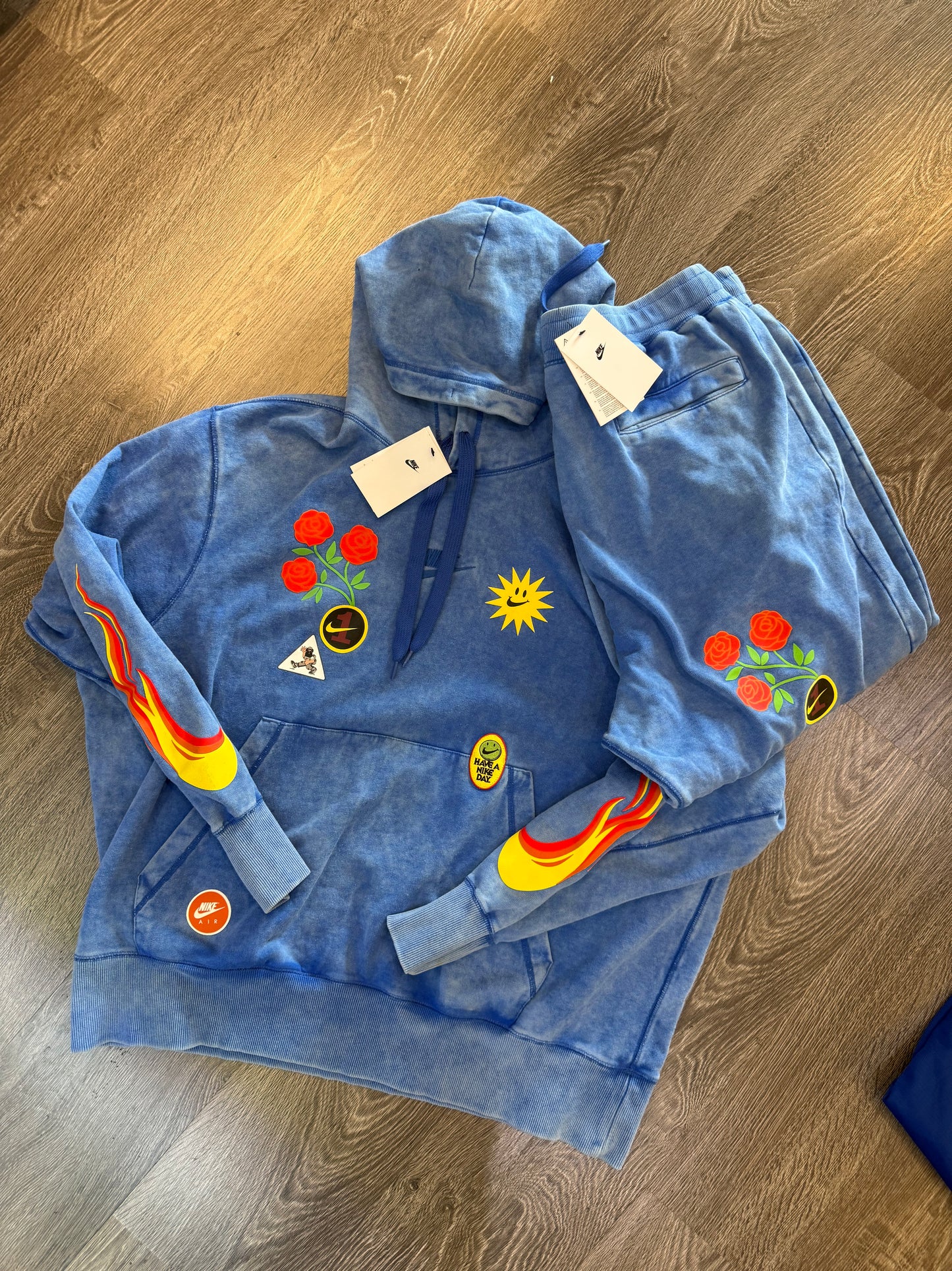 NEW Nike sportswear “have a Nike day” Hoodie Pullover and pants sz. XL