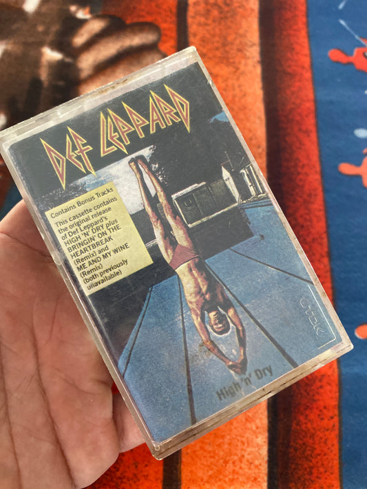 Def Leppard High N Dry Cassette Tape