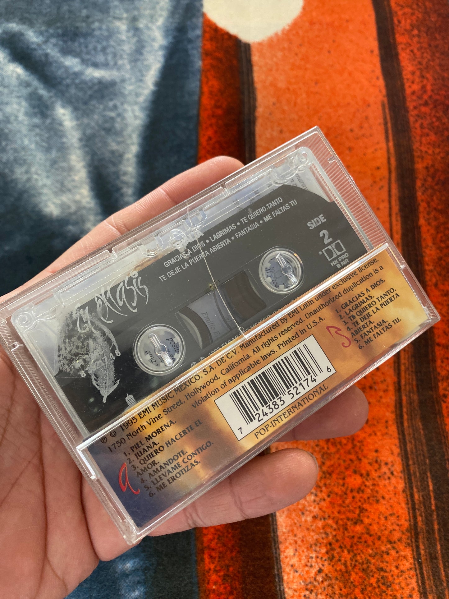 Thalia En Ecstasis Cassette Tape