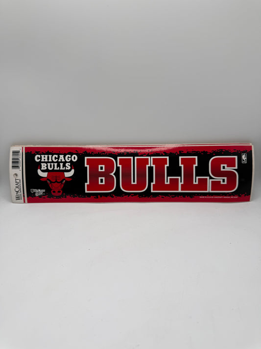 Vintage Chicago Bulls Wincraft NBA Bumper Sticker