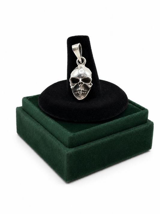.925 Sterling Skull Pendant