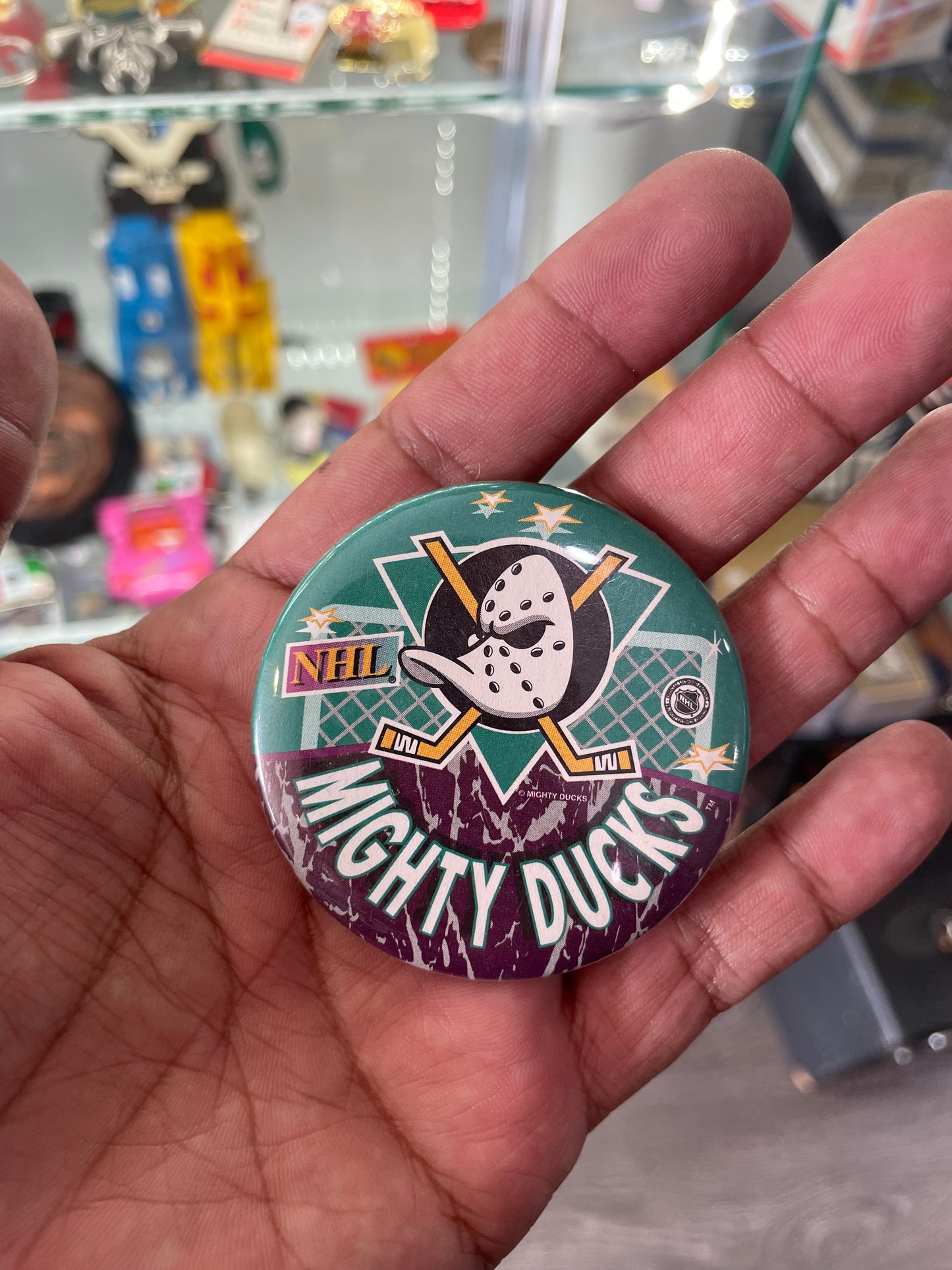 Mighty ducks button