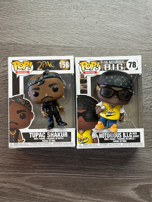 Tupac and Biggie Funko Pop Bundle