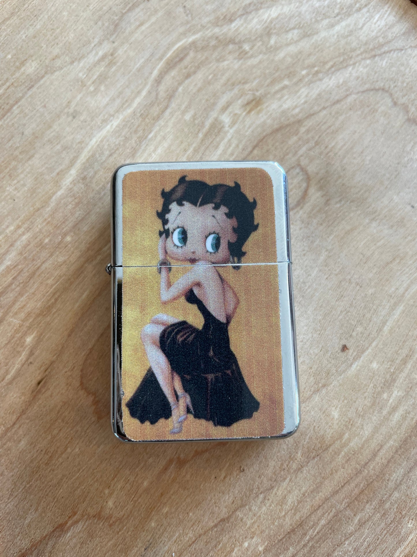 Zippo style lighter Betty Boop