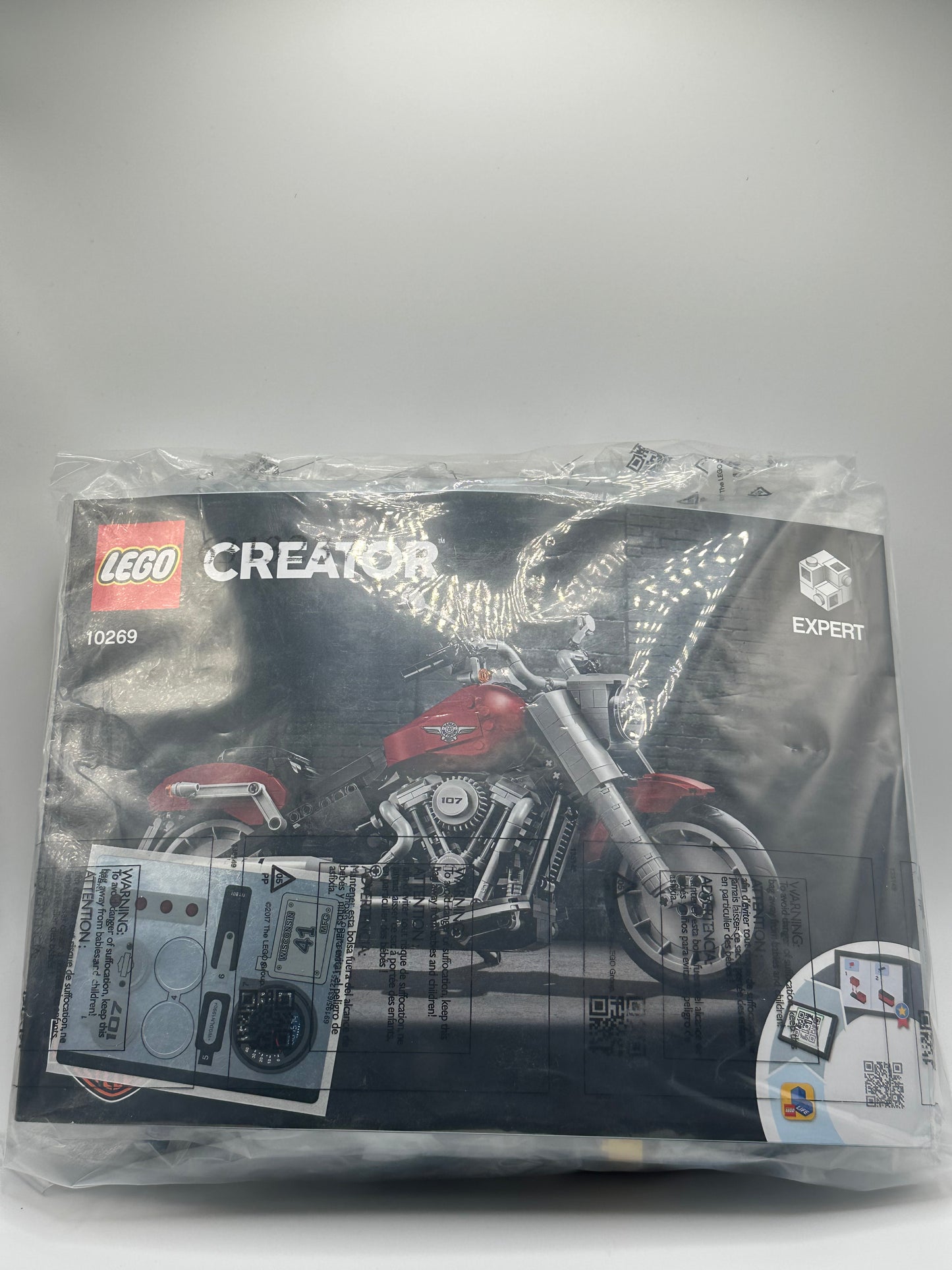 LEGO Creator Expert 10269 Harley-Davidson Fat Boy – Sealed in Poly Bags
